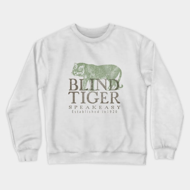 Blind Tiger Speakeasy Crewneck Sweatshirt by DogfordStudios